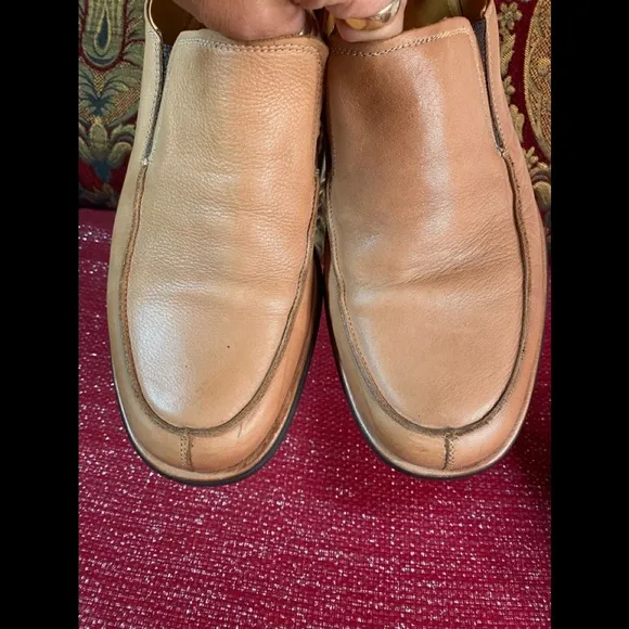 BOSTONIAN soft leather slip on loafers shoes made in Brazil 10