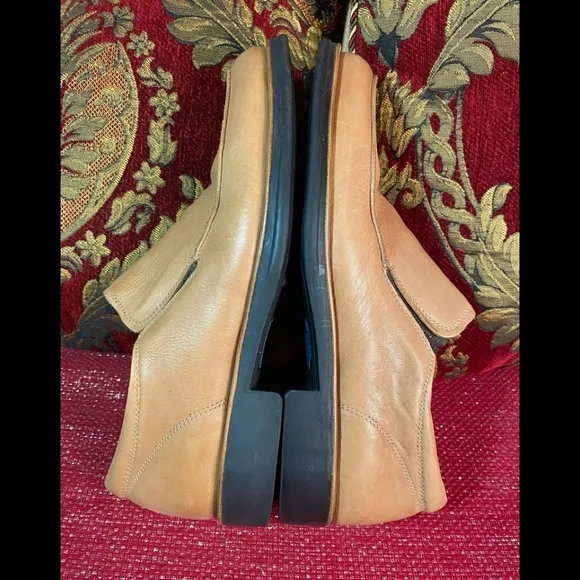 BOSTONIAN soft leather slip on loafers shoes made in Brazil 10