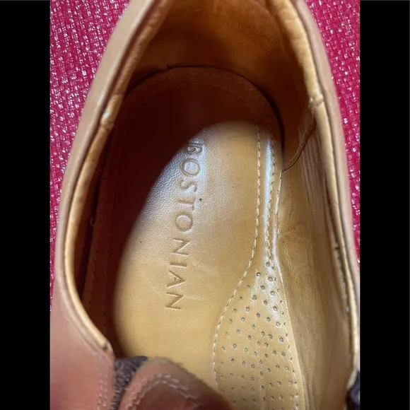BOSTONIAN soft leather slip on loafers shoes made in Brazil 10