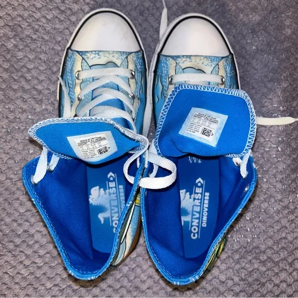 Boys Converse Chuck Taylor All Star Dino High Top Shoes Size US 5/Women7/EU 37.5