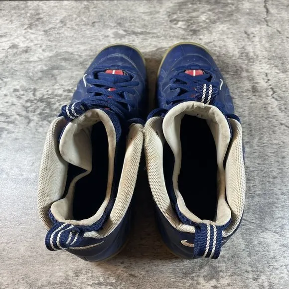 Boy's Nike Little Foamposite Pro 'USA' Sneakers 644792-405- Size 6Y