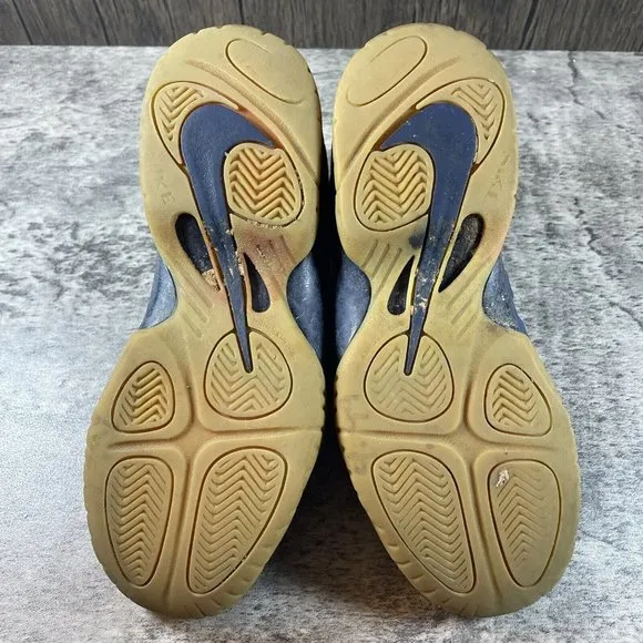 Boy's Nike Little Foamposite Pro 'USA' Sneakers 644792-405- Size 6Y
