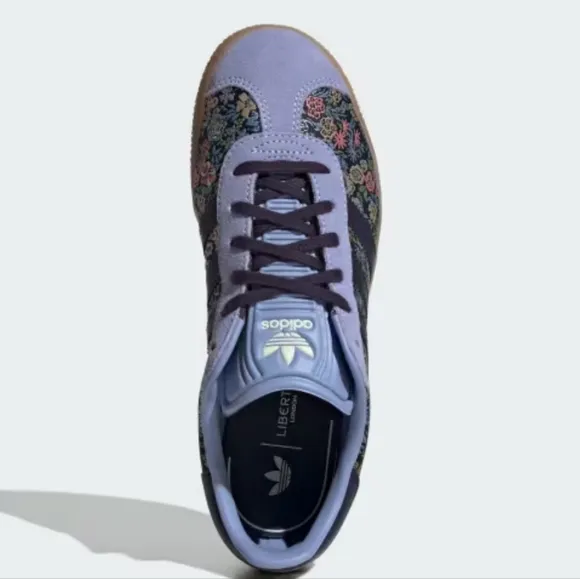 Brand New Adidas Originals Gazelle X Liberty London Shoes Kids Unisex