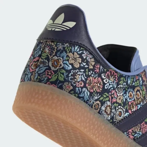 Brand New Adidas Originals Gazelle X Liberty London Shoes Kids Unisex