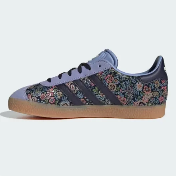 Brand New Adidas Originals Gazelle X Liberty London Shoes Kids Unisex