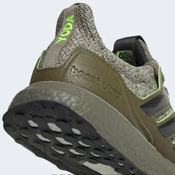 Brand new Adidas Unisex 8 DNA X Star Wars Yoda Shoes Cargo/Black/Khaki fy3496