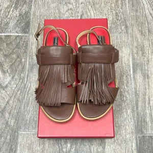 Brand New Charles Jourdan Ocean Brown BRNLEA Sandals IN BOX Size 6