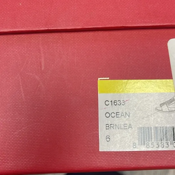 Brand New Charles Jourdan Ocean Brown BRNLEA Sandals IN BOX Size 6