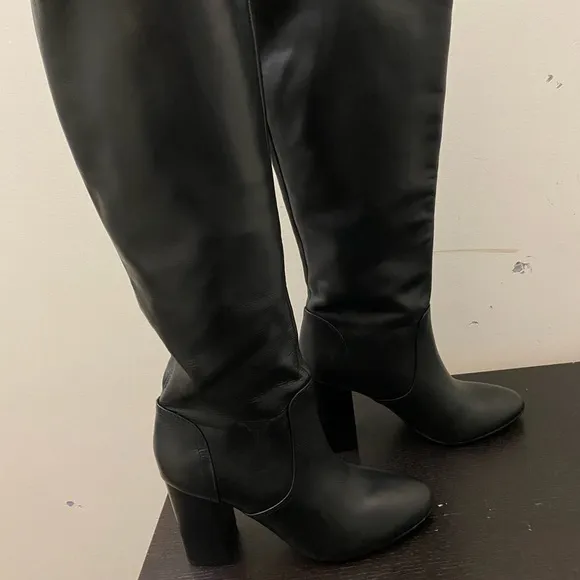 BRAND NEW - leather high boots