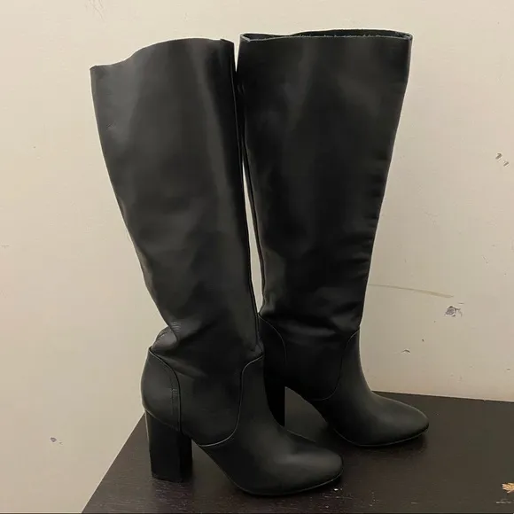 BRAND NEW - leather high boots