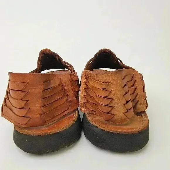 Brand X Ranchero Huarache Leather Fisherman Sandals - 12