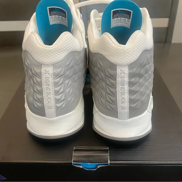 BrandBlack J Crossover 2.5 Men's White Basketball Shoe Size 11.5