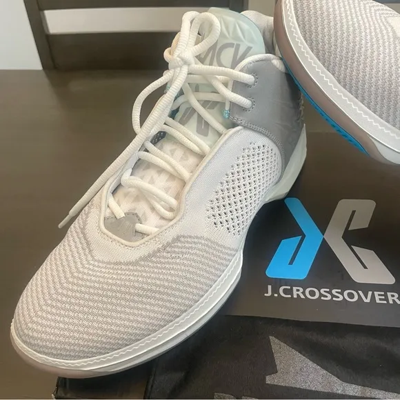 BrandBlack J Crossover 2.5 Men's White Basketball Shoe Size 11.5