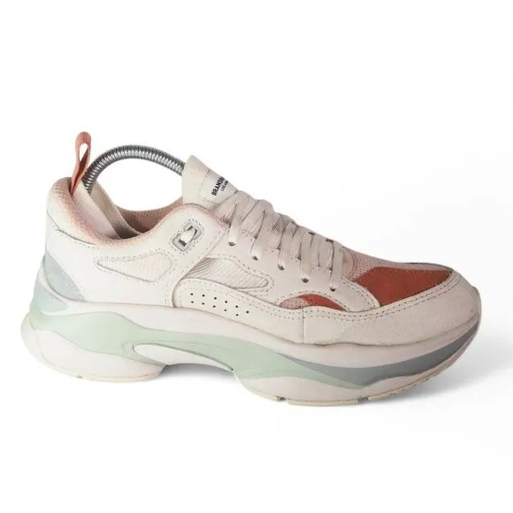 Brandblack Los Angeles Saga 130 Casual Sneakers 'White Blue Pink&quot; Women's 10