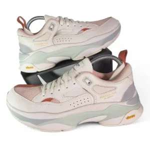 Brandblack Los Angeles Saga 130 Casual Sneakers 'White Blue Pink&quot; Women's 10