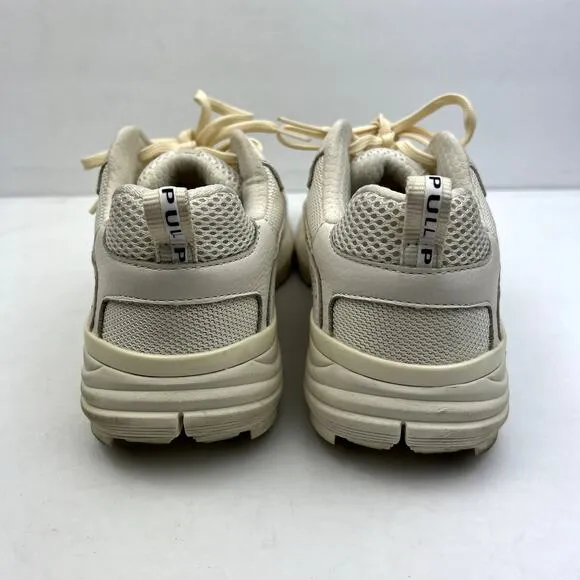 Brandblack Unisex Nomo Hkan Lace Up Sneakers White