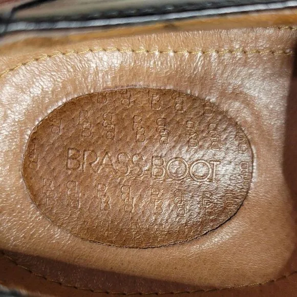 Brass Boot Men's Leather Dress Shoes ( Size 9.5M)