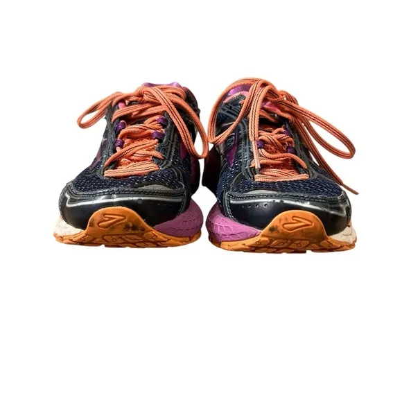 Brooks Adrenaline GTS 15 Women's Running Shoes Size 11 B Black/Purple/Orange