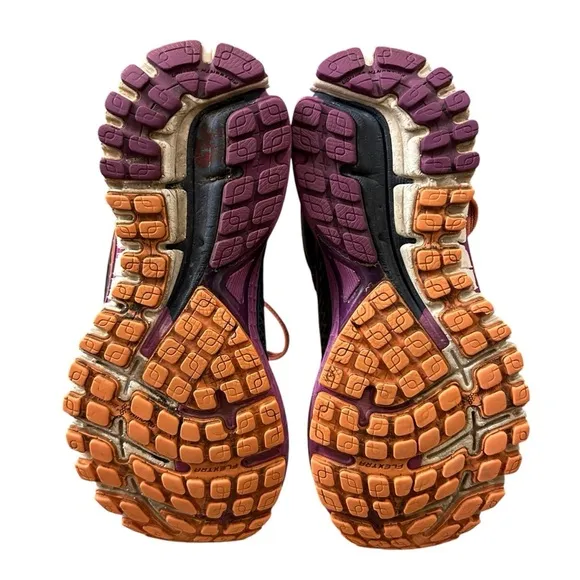 Brooks Adrenaline GTS 15 Women's Running Shoes Size 11 B Black/Purple/Orange