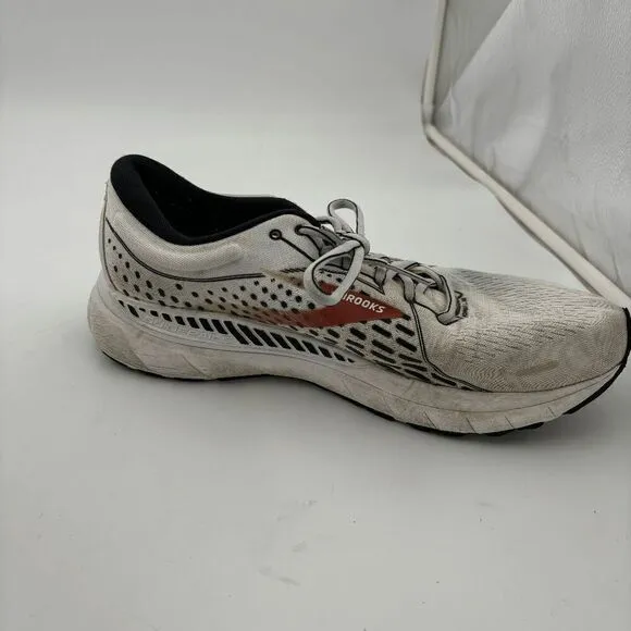 Brooks Adrenaline GTS 21 Mens Athletic Running Shoes Size 12 White 1103491D160