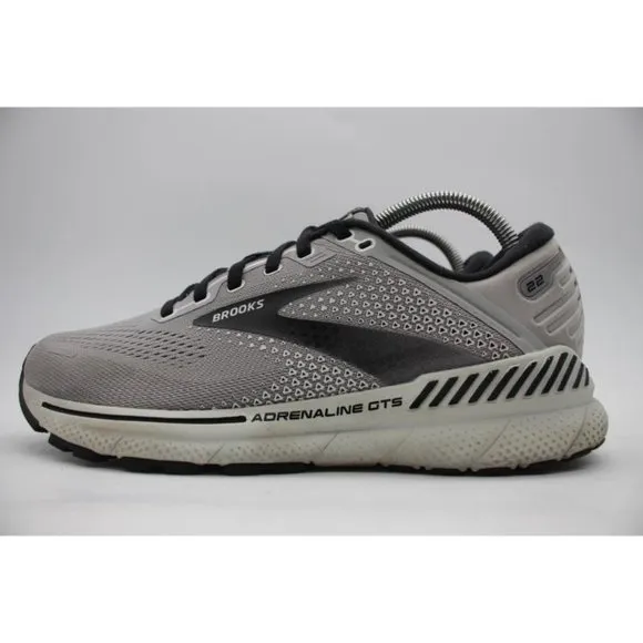 Brooks Adrenaline GTS 22 Men's Size 8 Gray Running Shoes Sneakers 1103661D012