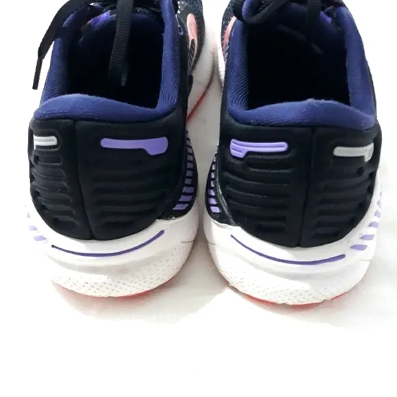 Brooks Adrenaline GTS 22 Women Rannind Athletic Black Purple Coral Sneaker 10.5