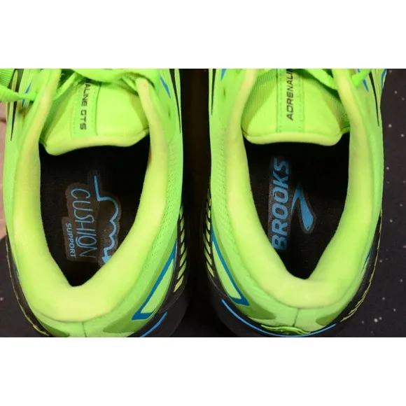 Brooks Adrenaline GTS 23 1103912E373 Men's 10.5 EE‎ Running Shoes Green Sneakers