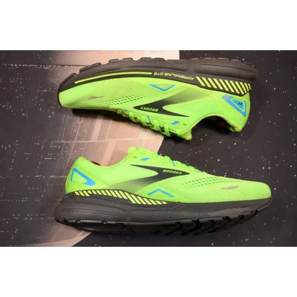 Brooks Adrenaline GTS 23 1103912E373 Men's 10.5 EE‎ Running Shoes Green Sneakers