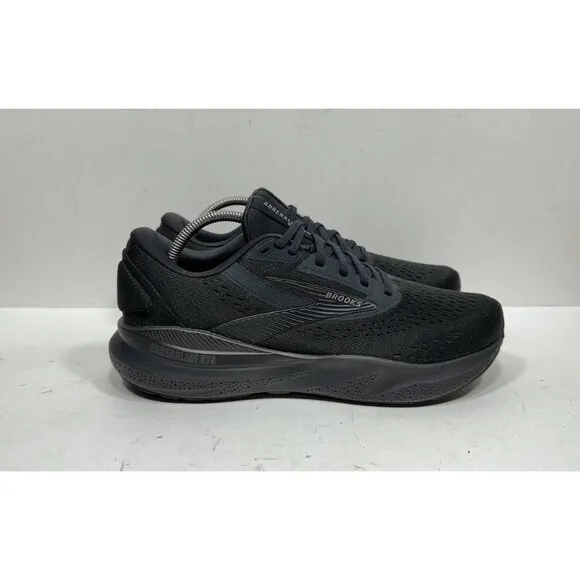 Brooks Adrenaline GTS 24 Triple Black Running Shoes 1204261B020 Womens Size 11.5