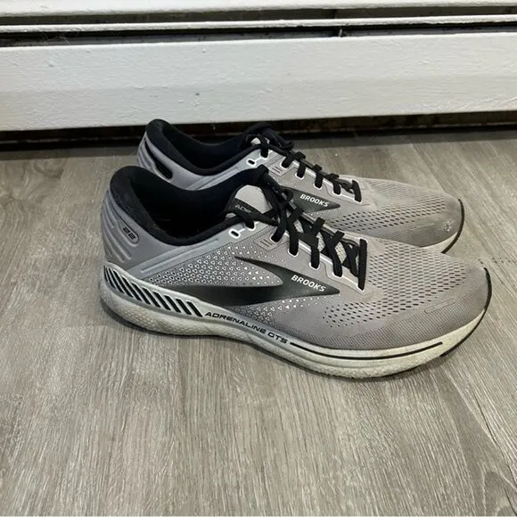 Brooks Adrenaline GTS Black Gray Running Athletic Shoes Men’s Size 12