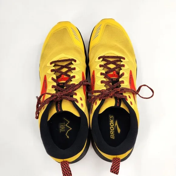 Brooks Cascadia 16 Shoes Men's Size 12 Trail Running Yellow