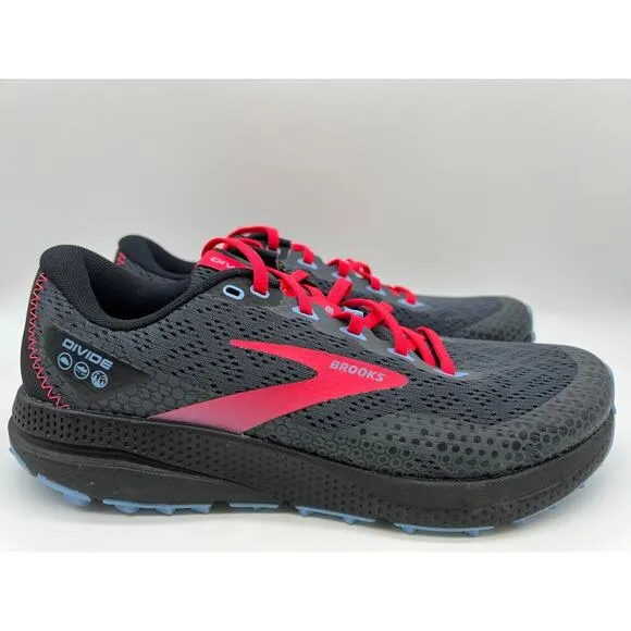 Brooks Divide 3 Women’s Pink Black Hiking Running Shoes 1203681B057 Size 10.5B🛒