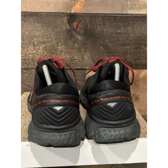 Brooks Ghost-11 Running Shoes Mens Size 11 D Gray Red Lace Up