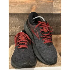 Brooks Ghost-11 Running Shoes Mens Size 11 D Gray Red Lace Up