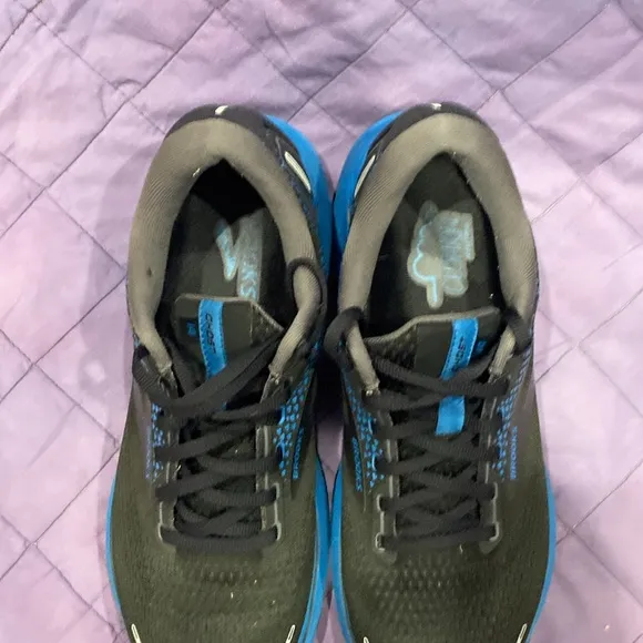 Brooks Ghost 14 Men’s 10.5 Medium D Width Blue Black Preowned Shoes