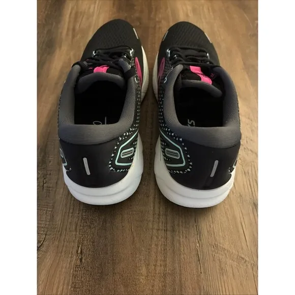 Brooks Ghost 14 Running Shoes Black Yucca Pink Women Size 8 Wide New