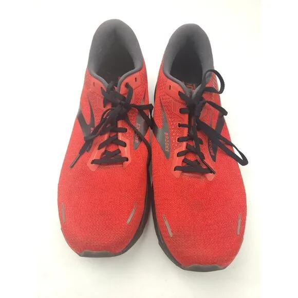 Brooks Ghost 14 Running Shoes Red/Tomato/Black US Men Size 15