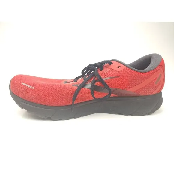 Brooks Ghost 14 Running Shoes Red/Tomato/Black US Men Size 15