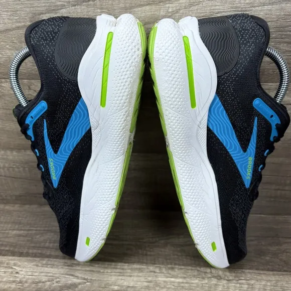 Brooks Ghost Max Black Blue Mens US Size 9 EUR 42.5 1104061D060 Running Shoes