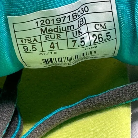 Brooks Glycerin 13 Super DNA Women's Running Shoes Teal Grey Size 9.5‎ B