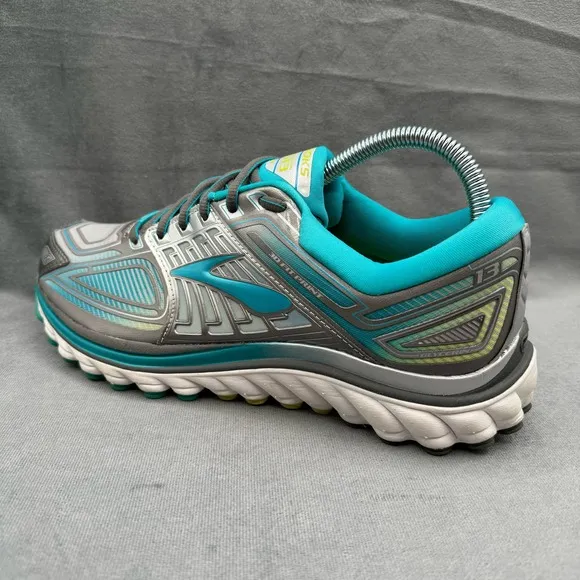 Brooks Glycerin 13 Super DNA Women's Running Shoes Teal Grey Size 9.5‎ B