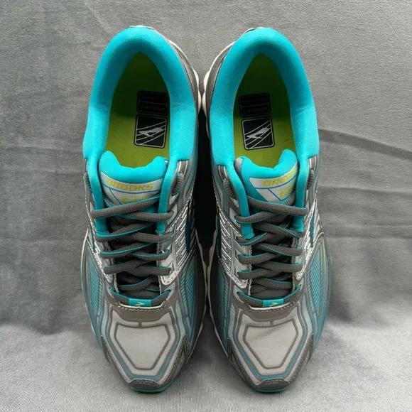 Brooks Glycerin 13 Super DNA Women's Running Shoes Teal Grey Size 9.5‎ B