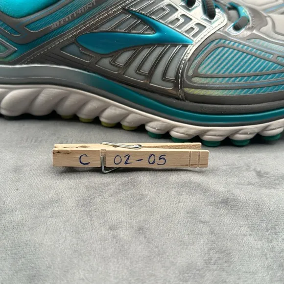 Brooks Glycerin 13 Super DNA Women's Running Shoes Teal Grey Size 9.5‎ B