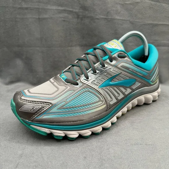 Brooks Glycerin 13 Super DNA Women's Running Shoes Teal Grey Size 9.5‎ B