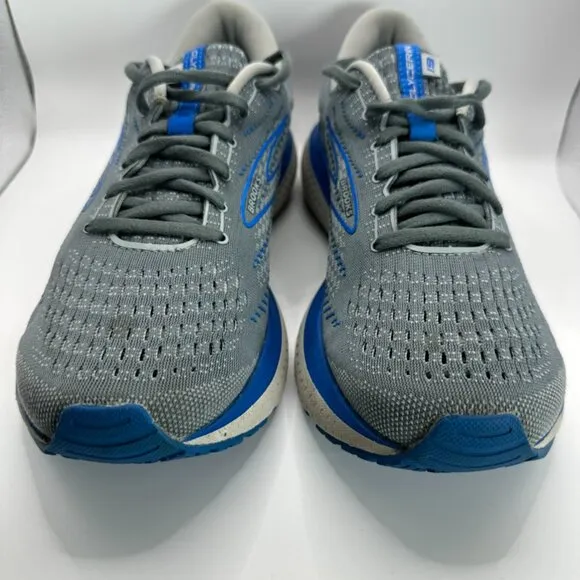 Brooks Glycerin 19 Shoes Mens Size 10.5 Gray Blue Running Racing
