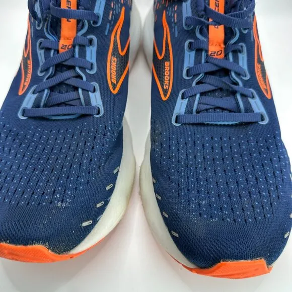 Brooks Glycerin 20 Shoes Mens Size 11.5 Blue Orange Cushionng Running