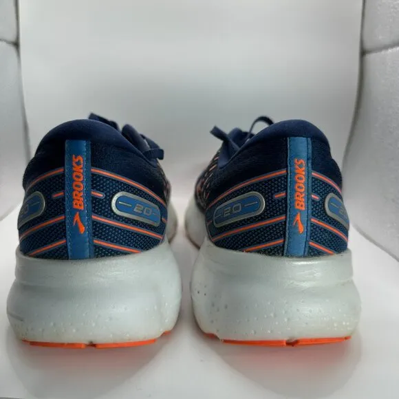 Brooks Glycerin 20 Shoes Mens Size 11.5 Blue Orange Cushionng Running