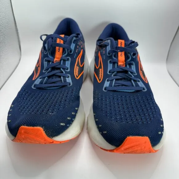 Brooks Glycerin 20 Shoes Mens Size 11.5 Blue Orange Cushionng Running