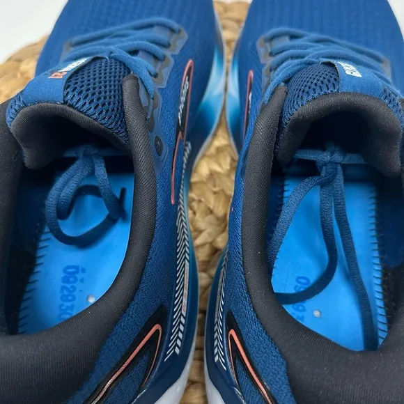 BROOKS Glycerin GTS 21 Running Shoes Blue Opal Black Nasturtium Size 11 Men's