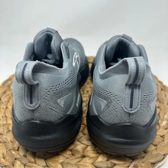 BROOKS Glycerin GTS 22 Running Shoes Primer Grey Ebony Black Size 9.5 Men's